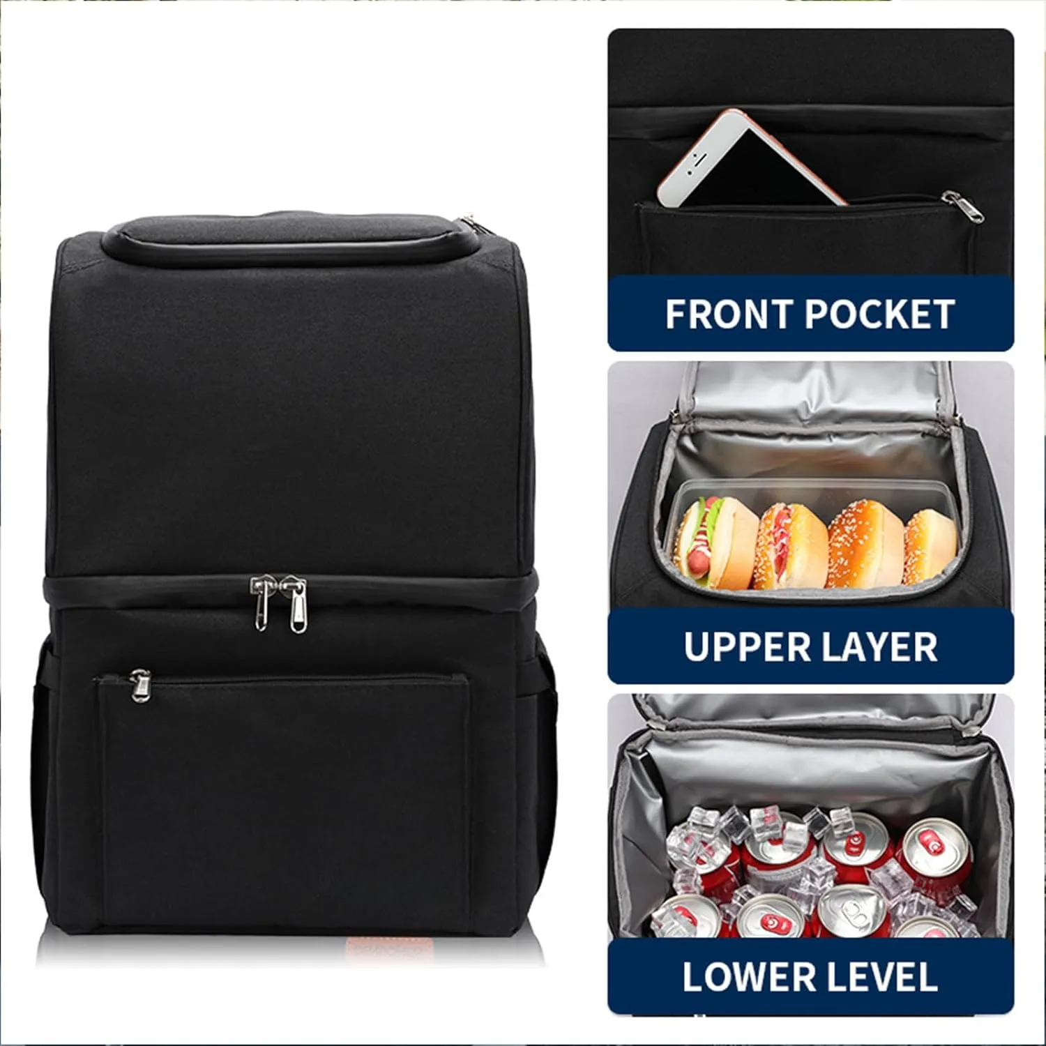 Car Camping Coolers for Citro?n C1/C2/C3/C4/C5/C4 Cactus/C4 Picasso/C5 Aircross, Waterproof Portable Cooler, Leak Proof Picnic Insulated Bag, Ultra-Light Premium Ice Chest Box