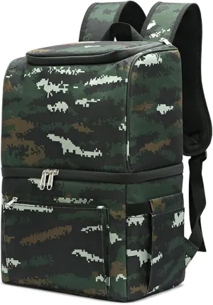 Car Camping Coolers for Mazda CX-3/CX-5/CX-30/CX-60/CX-80/MX-30, Waterproof Portable Cooler, Leak Proof Picnic Insulated Bag, Ultra-Light Premium Ice Chest Box,F-Rainforest Camouflage