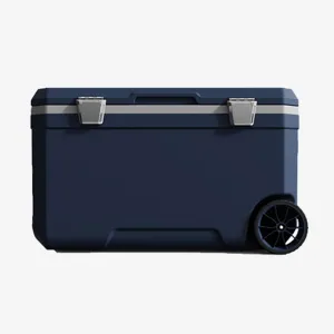 Car Camping Coolers for Volkswagen T-ROC/Tiguan/Touran/Transporter, Waterproof Portable Cooler, Leak Proof Picnic Insulated Bag, Ultra-Light Premium Ice Chest Box,C-Blue-70L