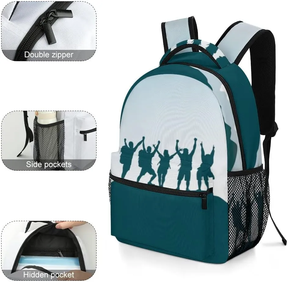 Casual Daypacks Backpacks Laptop Backpack Beautiful Nature Climbing Work Bussiness School Students Bookbag Travel Hiking Gym Bags Waterproof Lightweight Women Men