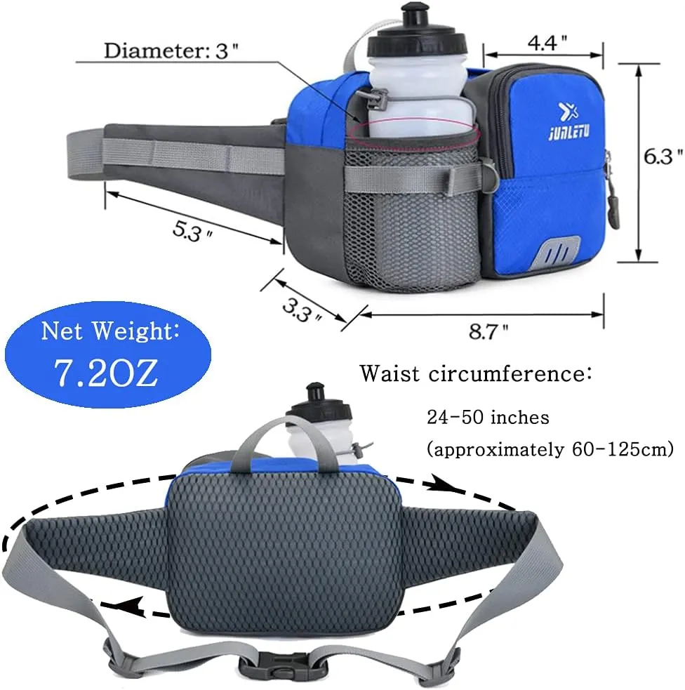 CLAPE Waist Bag Pack for Men Women Lightweight Belt Bag for Walking Running Hiking Climbing Dog Fanny Pack Travel Sport Waist Pack Fit All Kinds of Phones