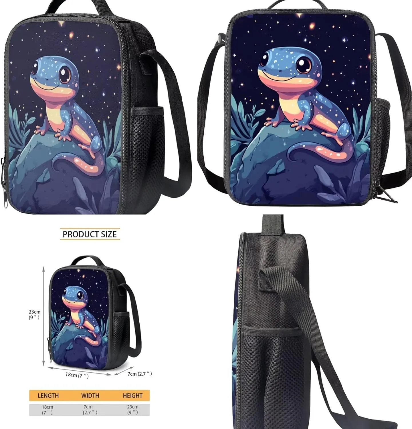 COEQINE Girls Backpack with Lunch Box and Water Bottle Elegant Mushroom for Middle School Bookbag With Sleeve Bookbags 7Th Grade Laptop Shoulder Bag Travel 4 Piece