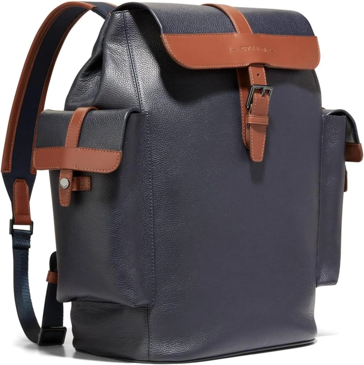 Cole Haan Triboro Rucksack, Navy Blazer/New British Tan