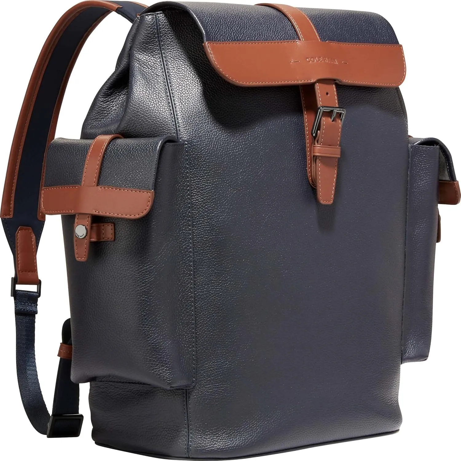 Cole Haan Triboro Rucksack, Navy Blazer/New British Tan