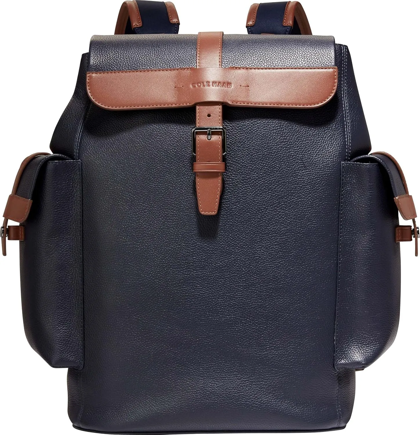 Cole Haan Triboro Rucksack, Navy Blazer/New British Tan