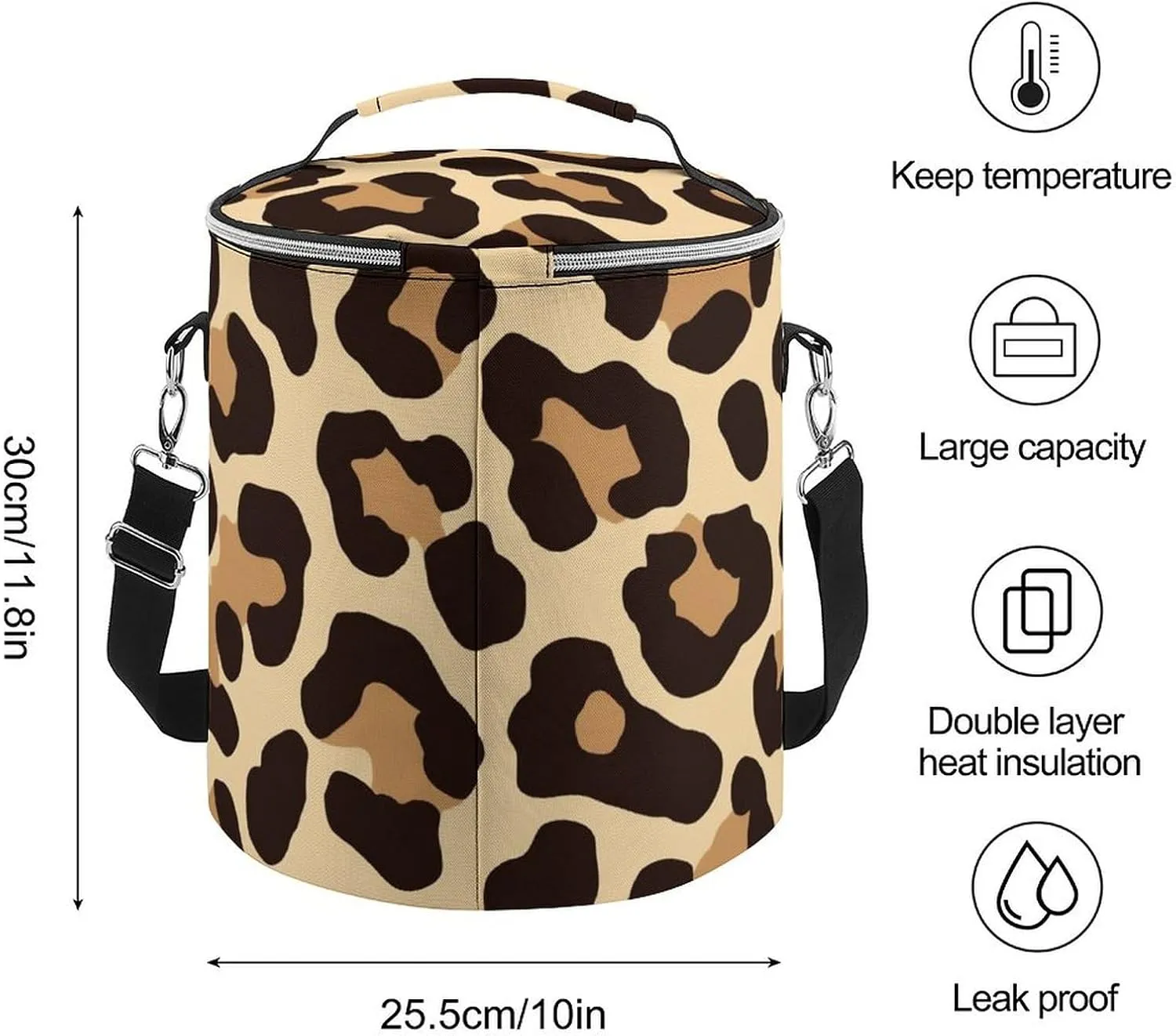 Collapsible Cooler Bag for Picnic, Beach, Work, Trip, Small Portable Ice Chest