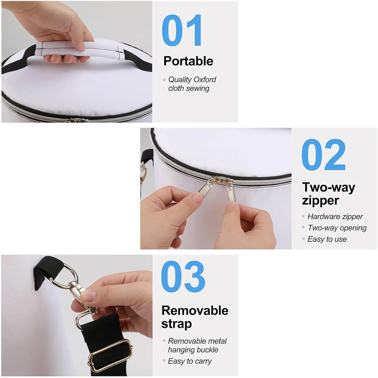 Collapsible Cooler Bag for Picnic, Beach, Work, Trip, Small Portable Ice Chest