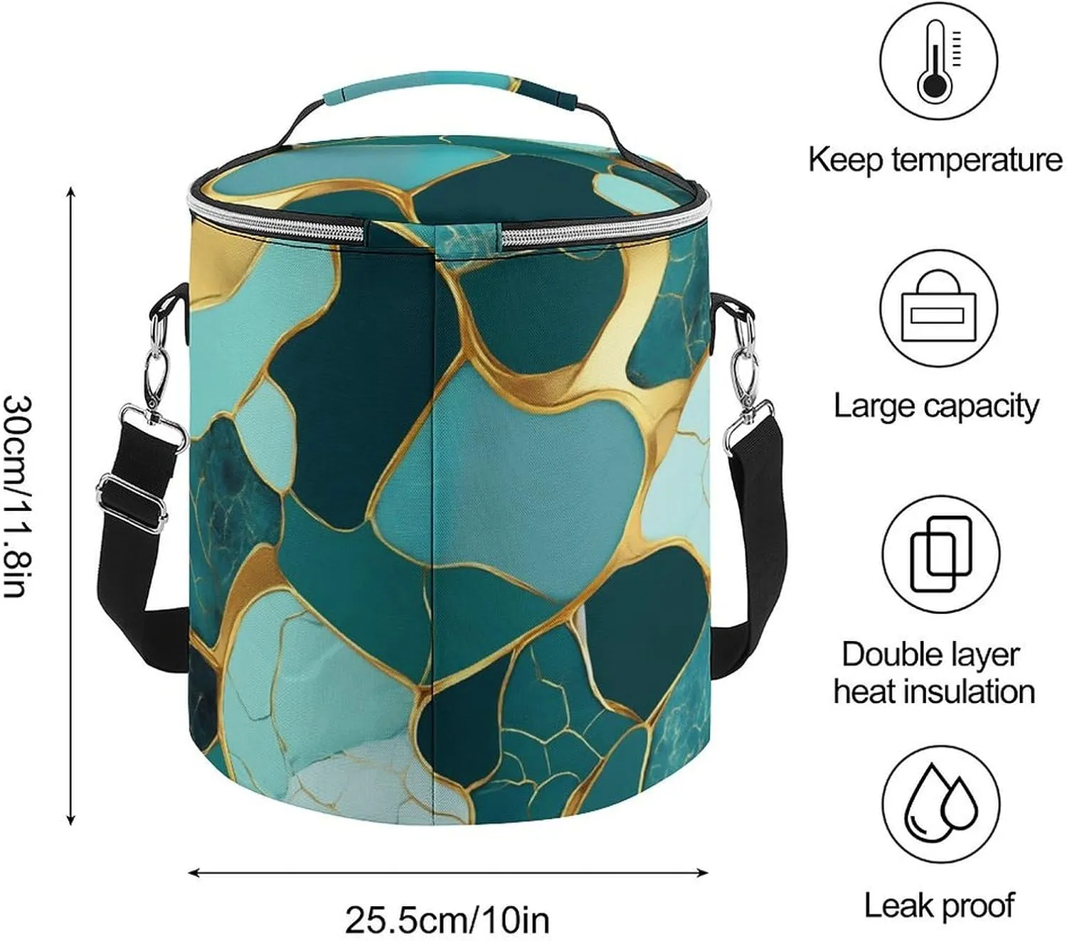 Collapsible Insulated Ice Chest for Adults Camping, Picnic, Beach, Travel Cooler