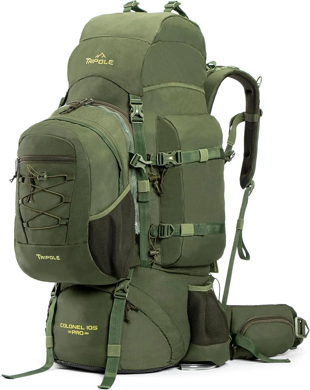 Colonel Pro Metal Frame Rucksack Front Opening Detachable Bag Rain Cover 3 Year