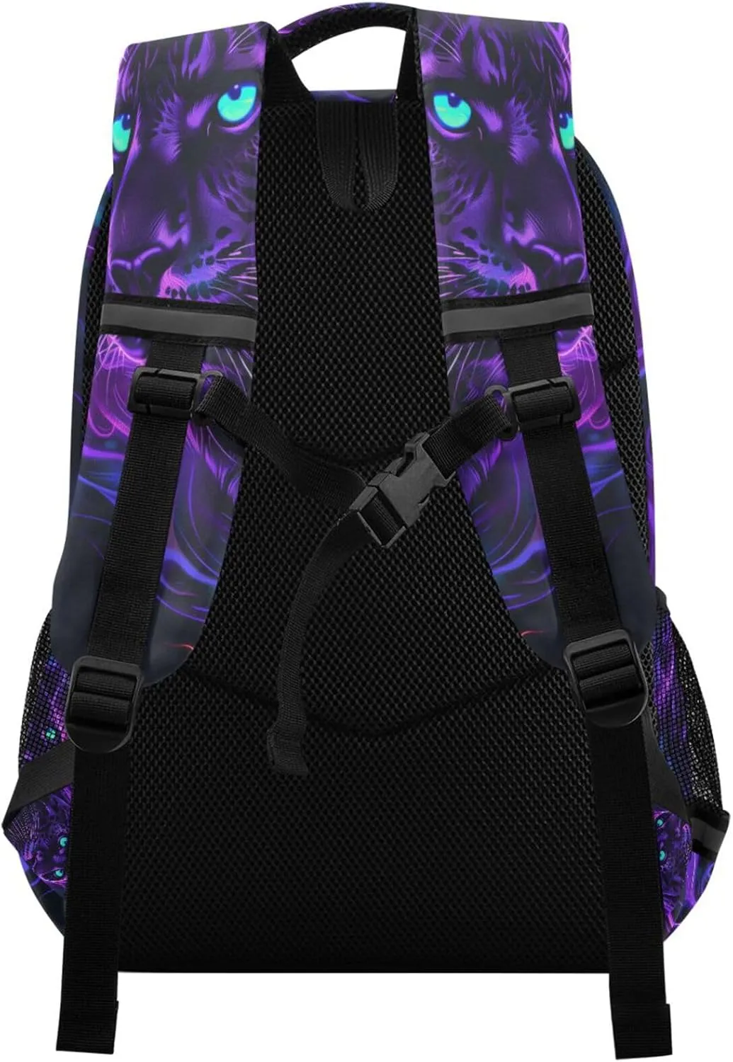 Cool Black Leopard Backpack for Boys Girls Kids Elementary Bookbag School Bag Students Daypack Travel Rucksack