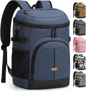 Cooler Backpack for Men Women Insulated Waterproof Backpack Cooler Leak Proof Cooler Bag Lightweight Lunch Backpack for Camping Beach Travel Picnic