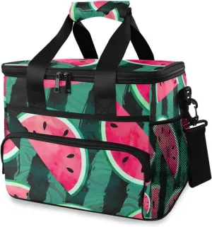 Cooler Bag Insulated Picnic Bag Large Lunch Box Reusable Tote Bag Soft Sided Portable Beach Cooler Grocery Camping