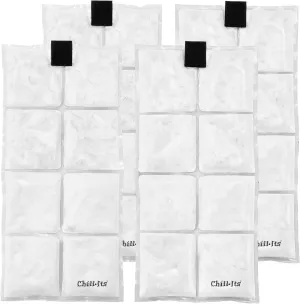 Cooling Ice Packs, Includes a set of 4, Quick Recharge Cooling, Fits in Ergodyne Chill Its 6260 Vest