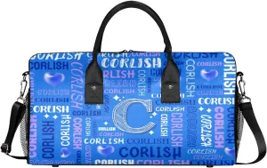 Custom Sports Tote Duffle Bag for Women Men Weekender Travel Bag Carry on Overnight for Sports Hospital Camping Gym