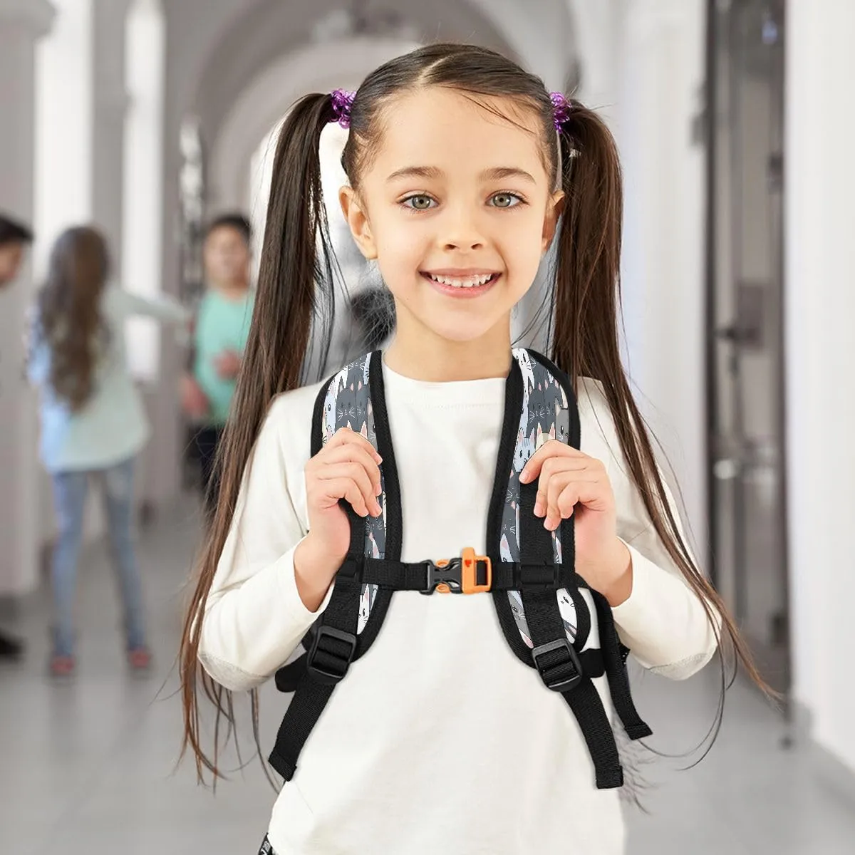Cute Lovely Cats Toddlers Backpack Kid's School Bag for Boys Girls Kindergarten Preschool Nursery Travel Bag