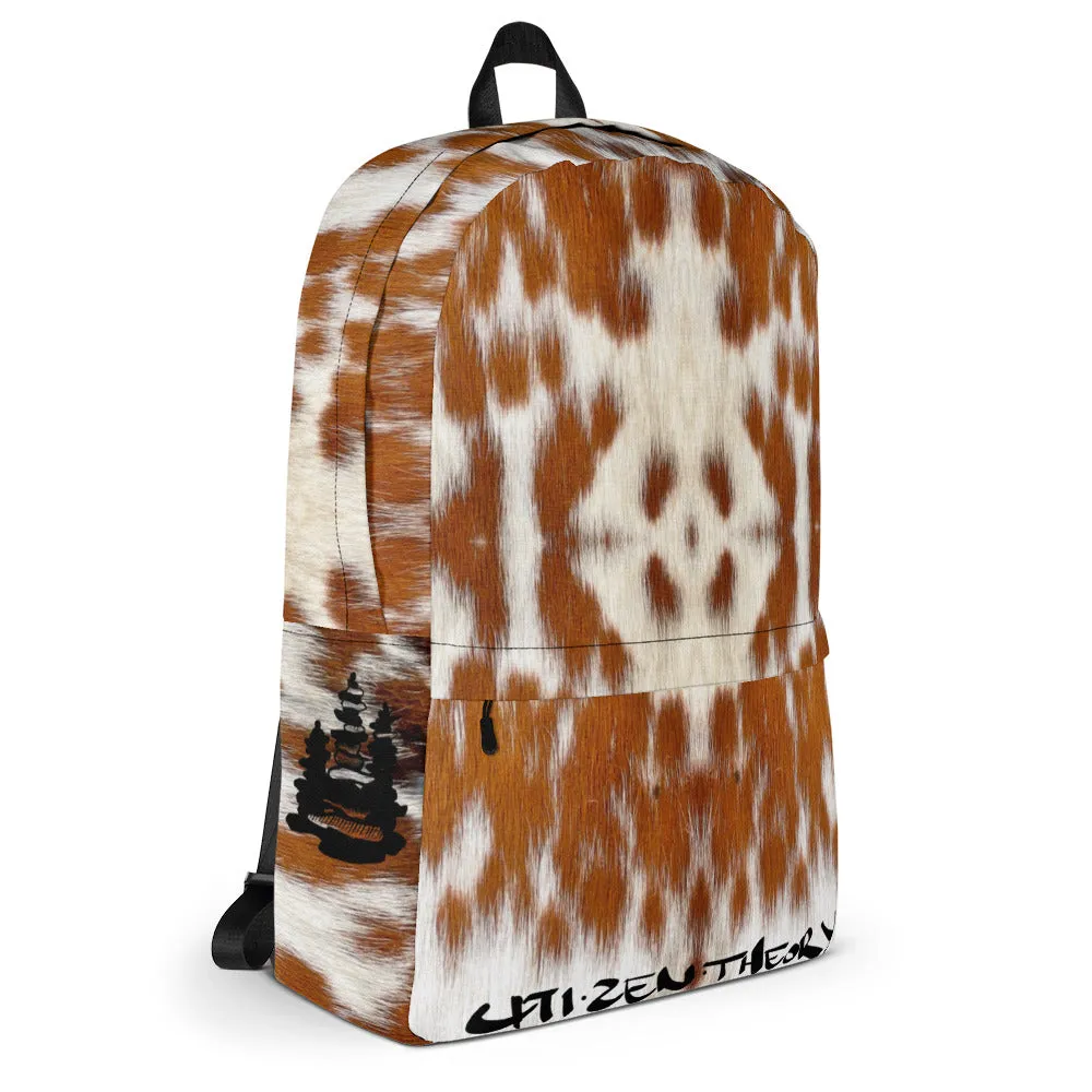 CZT Freckled Moo-hide Rucksack Backpack