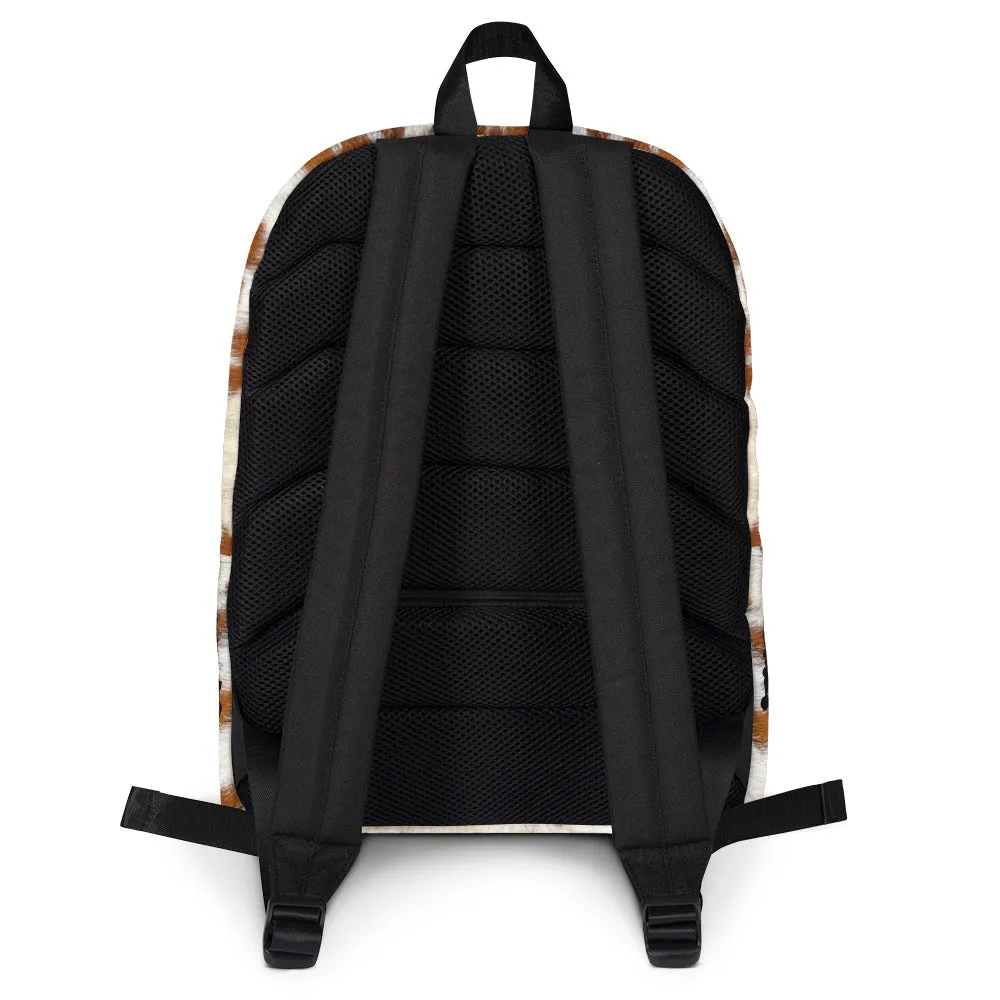 CZT Freckled Moo-hide Rucksack Backpack