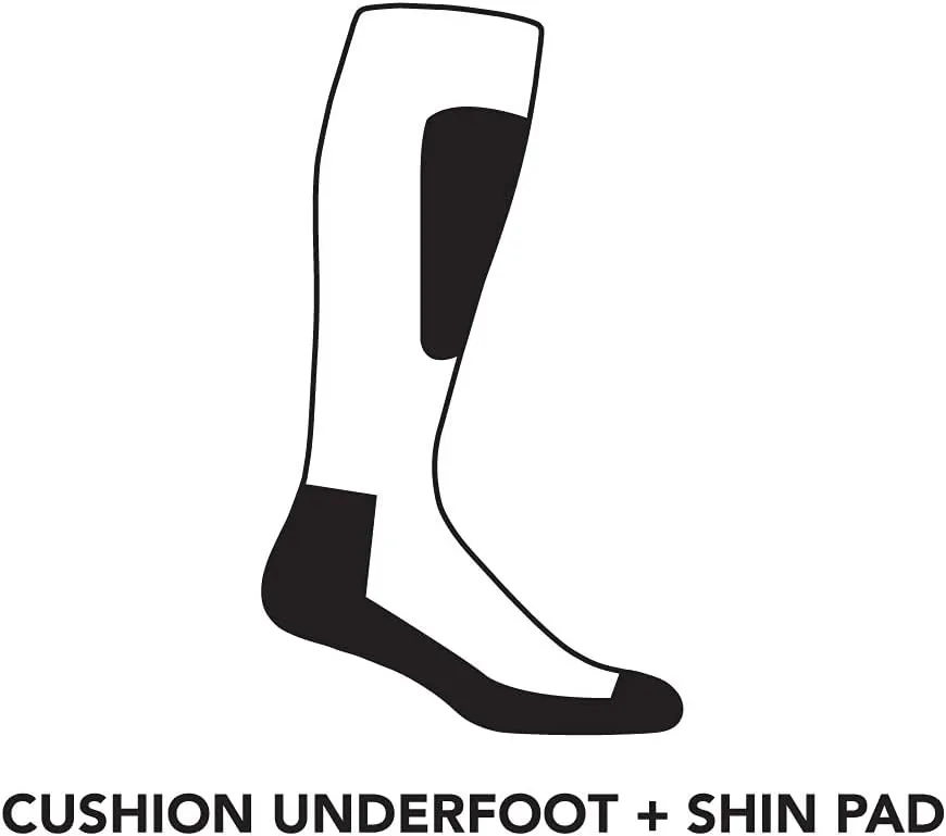 DARN TOUGH Men's Edge Over-The-Calf Midweight Ski and Snowboard Sock (Style #8007)