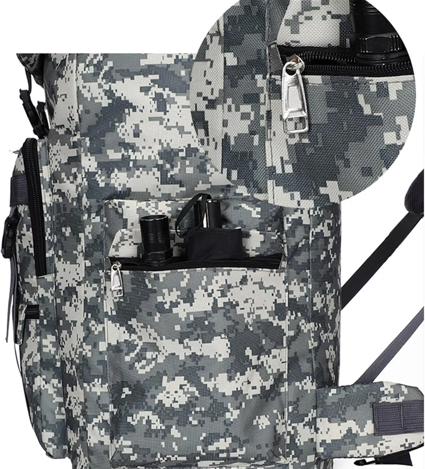 Daypack Climbing Touring 120L Backpack Waterproof Heavy Duty Rucksack For Hiking Camping Trekking Outdoor Sport Travel(D)