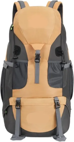Daypacks Outdoor, 50L Waterproof Mountaineering Backpack Camping Climbing Sports Trekking Lightweight Backpacking(A)