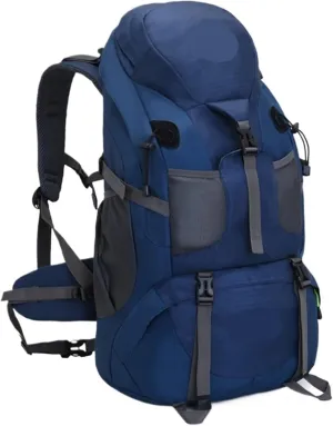 Daypacks Outdoor, 50L Waterproof Mountaineering Backpack Camping Climbing Sports Trekking Lightweight Backpacking(C)