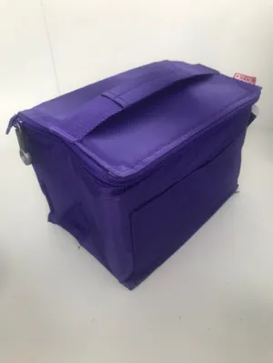 Décor Lunch Cooler Bag, Collapsible, Purple/Black
