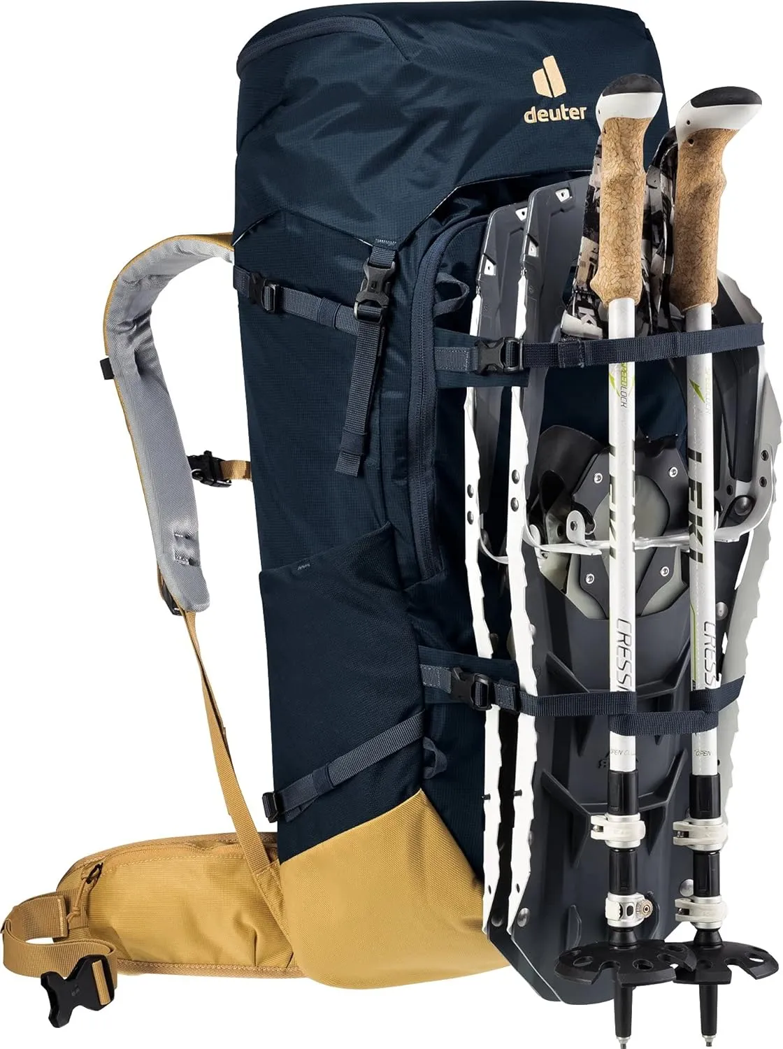 Deuter Unisex – Adult's Rise 34  Snowshoe Backpack, Ink-Caramel, 8 L