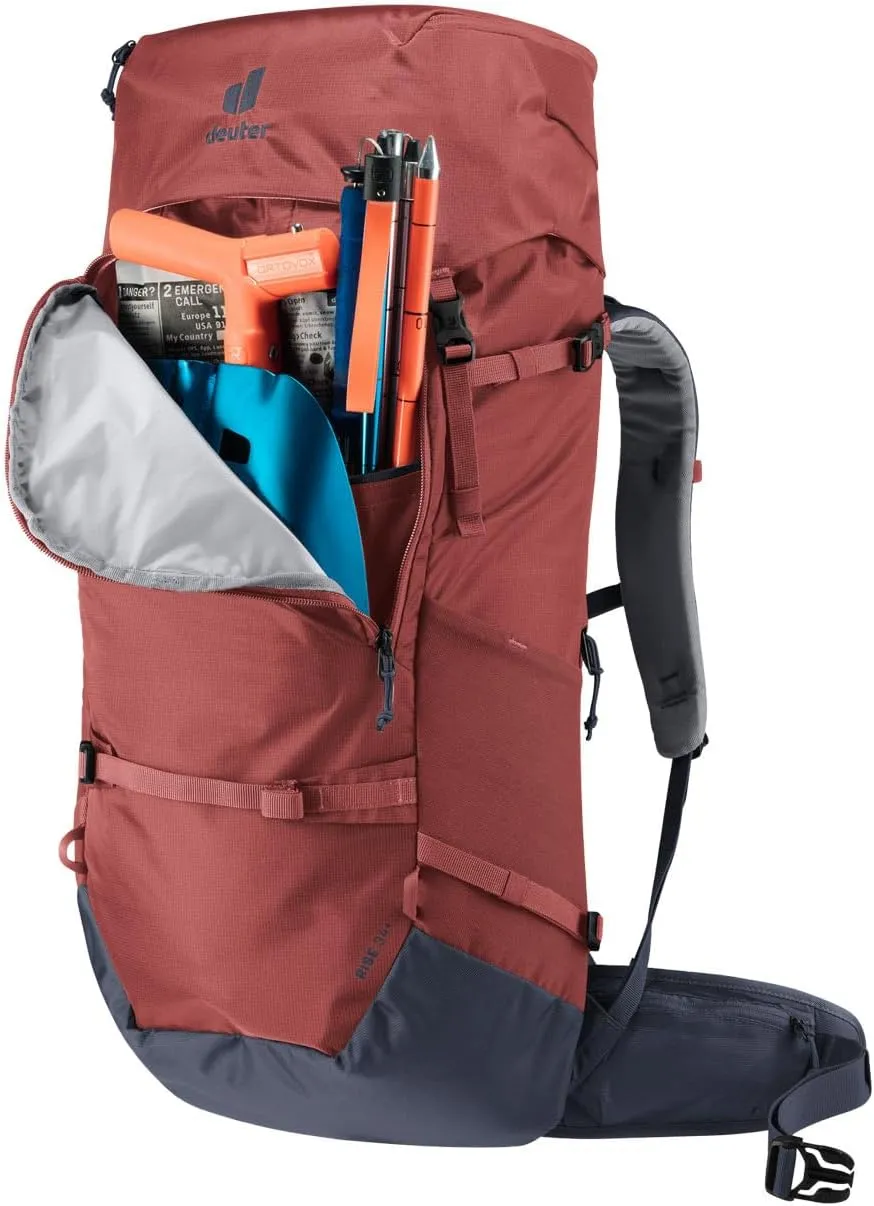 Deuter Unisex – Adult's Rise 34  Snowshoe Backpack, Redwood-Ink, 8 L