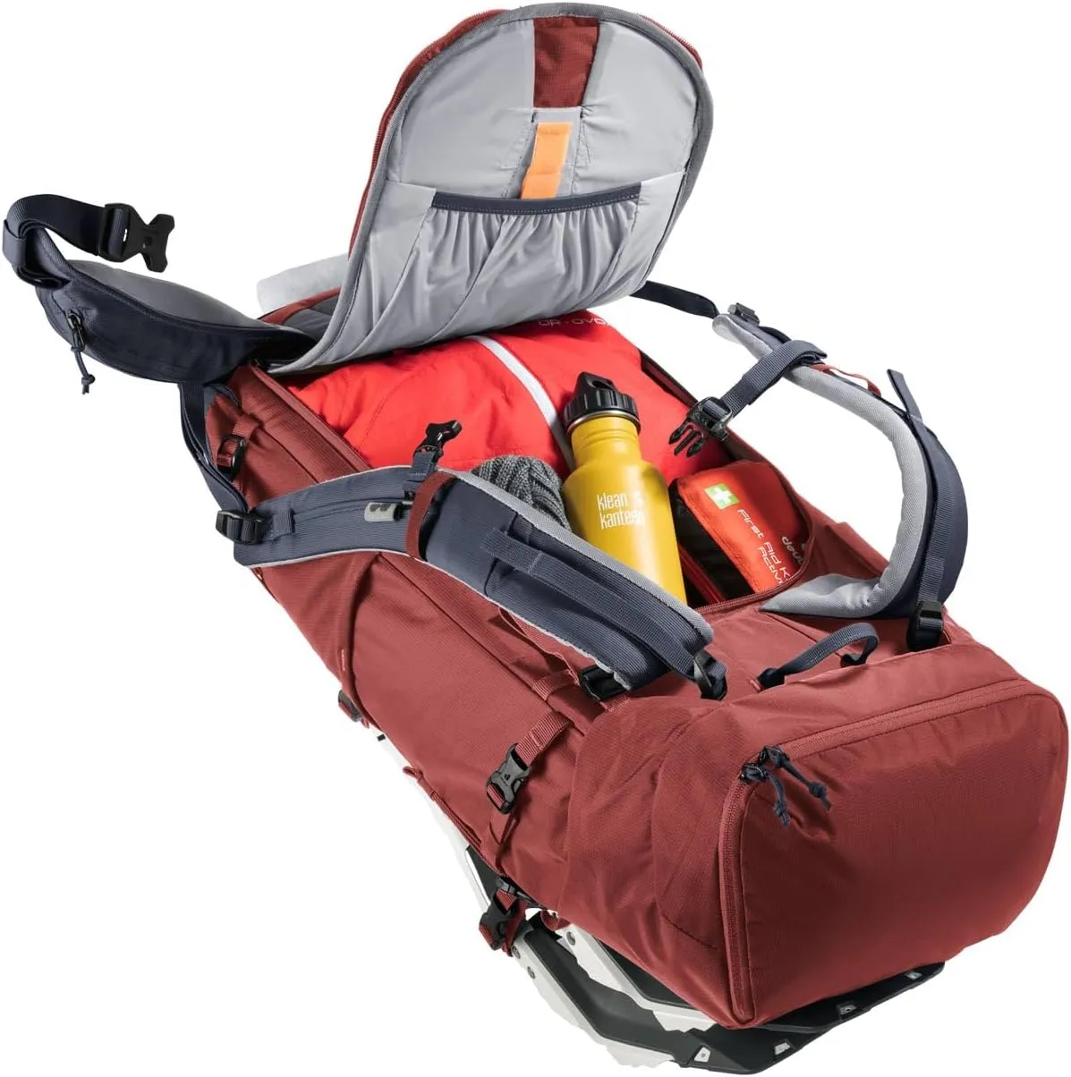 Deuter Unisex – Adult's Rise 34  Snowshoe Backpack, Redwood-Ink, 8 L