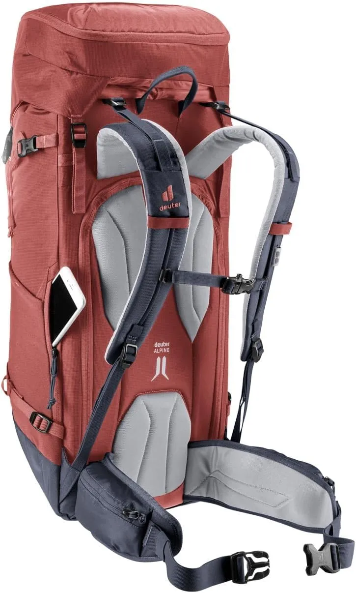 Deuter Unisex – Adult's Rise 34  Snowshoe Backpack, Redwood-Ink, 8 L