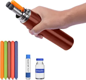 Diabetic Travel Case TSA Approved 1-3 Insulin Pen Case 18h  304 Stainless Steel Vacuum Medication Cooler for Travel FDA Registered