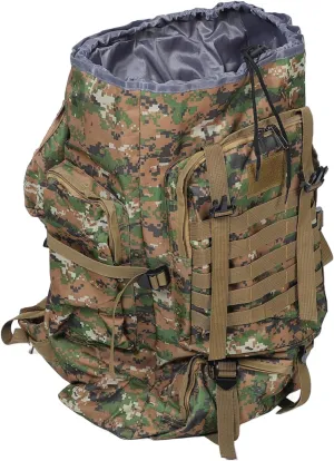 Didiseaon Ergonomic Shoulder Straps 80l Storage Hiking Backpack Oxford Fabric for Camping