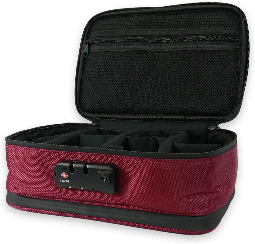 DIME BAGS Goodfella with Lock | Carbon Filter Locking Padded Pod | Activated Carbon Technology and TSA-Approved Combination Lock