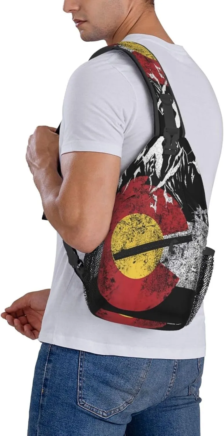 Dinosaur Crossbody Bags Men Cross Chest Bag Women Adjustable Sling Backpack Shoulder Bag