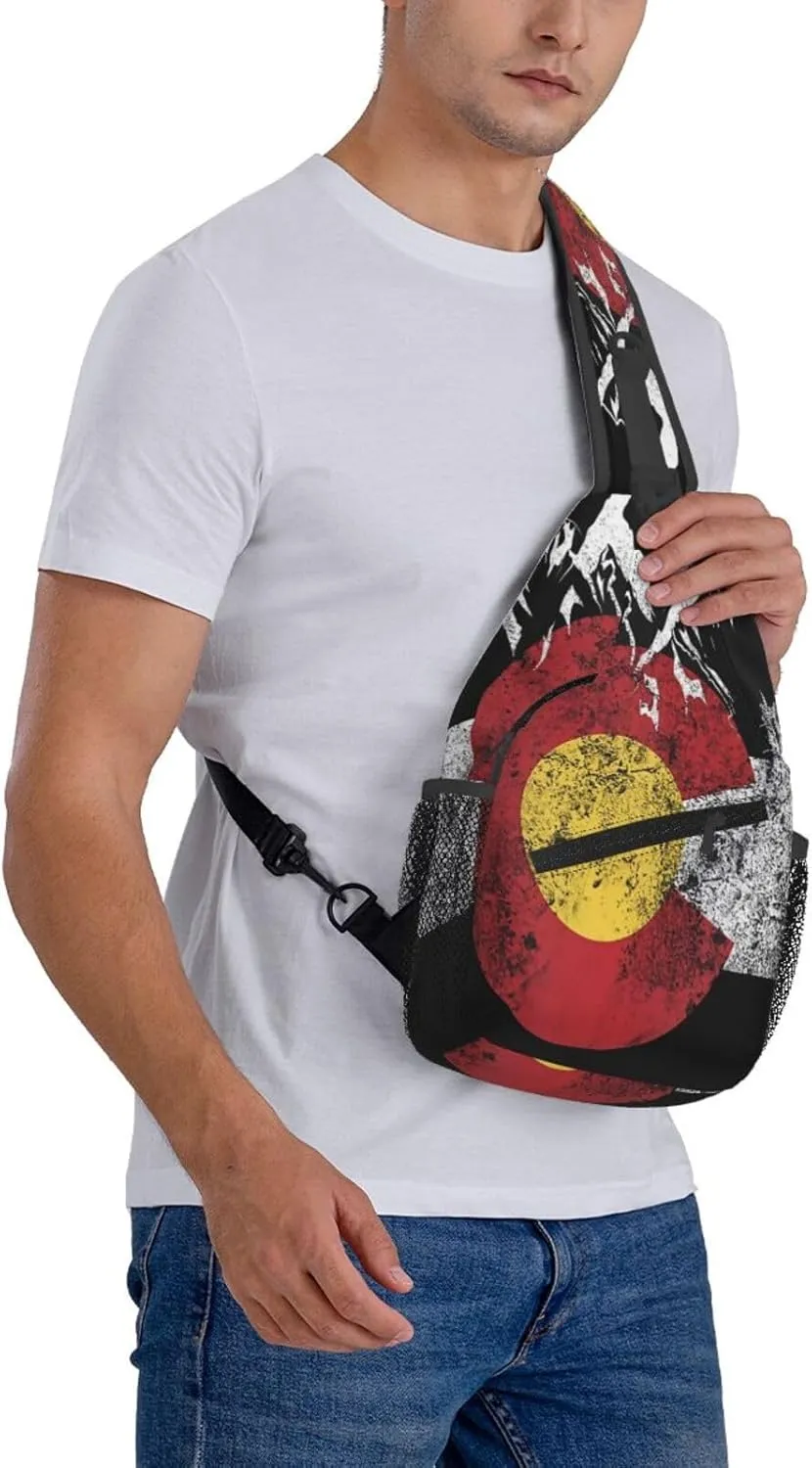 Dinosaur Crossbody Bags Men Cross Chest Bag Women Adjustable Sling Backpack Shoulder Bag