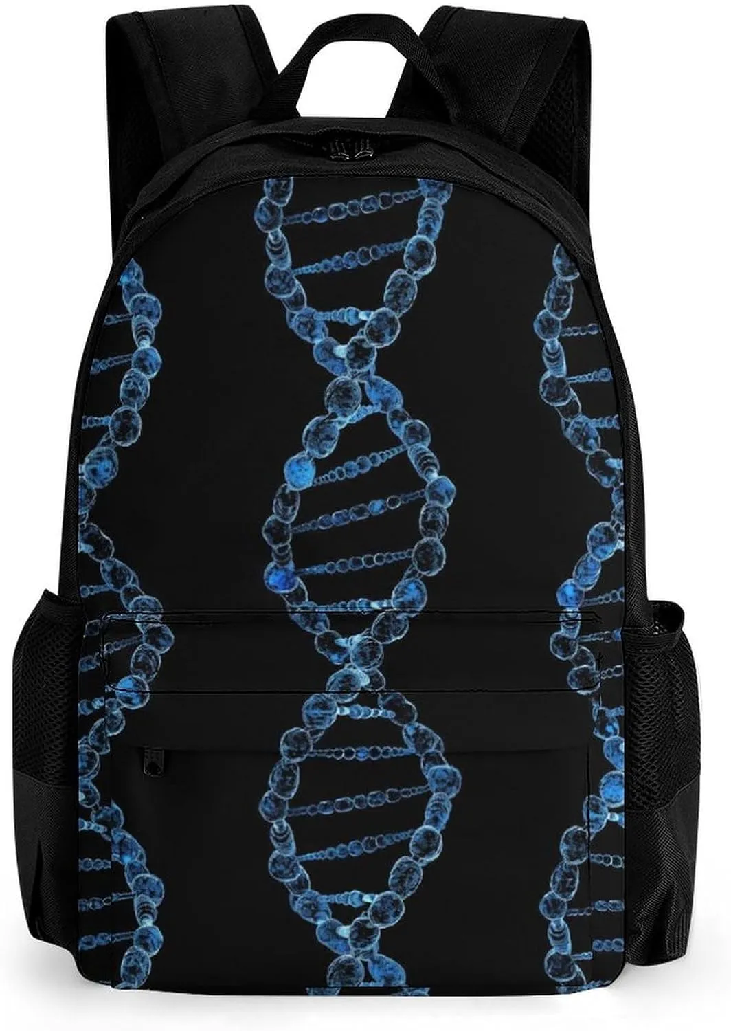 DNA Genetics Travel Backpack Lightweight Shoulder Bag Funny Laptop Daypack with Multi Pockets