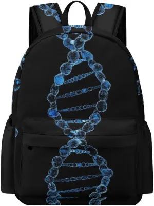DNA Genetics Unisex Laptop Backpack Lightweight Shoulder Bag Travel Daypack