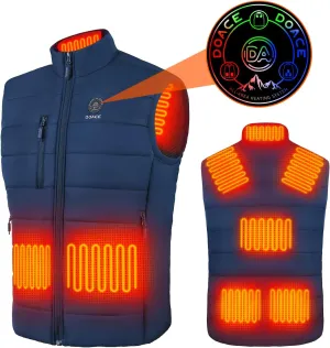 DOACE® Upgraded Heated Vest for Men and Women, Smart Electric Heating Vest, Lightweight Heated Jacket (Battery Not Included)