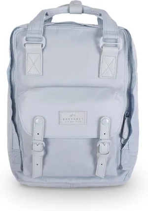 Doughnut Macaroon Pastel Series 16L Travel Backpack Ladies College Lightweight Commuter Casual Daypacks Bag Backpack (Blue Lotus)