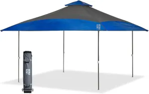 E-Z UP Spectator Instant Shelter Canopy, 13' x 13' with 169 sq ft of Shade, Vented Roof, Royal Blue Dual Tone