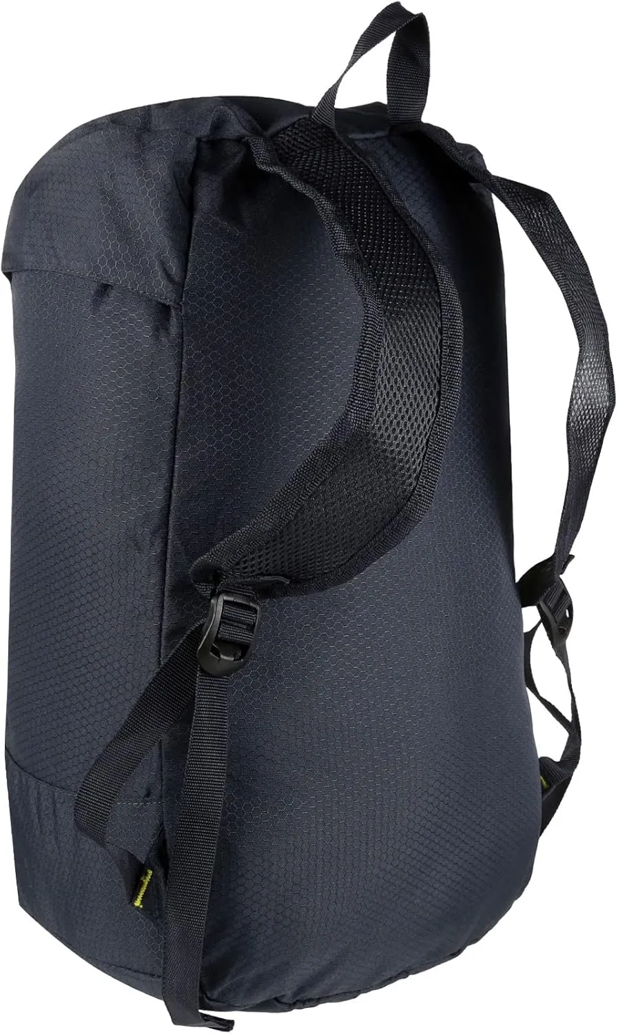 Easypack II Pack Away 25 Litre Lightweight Rucksack, Ebony/Neonsp, Unique