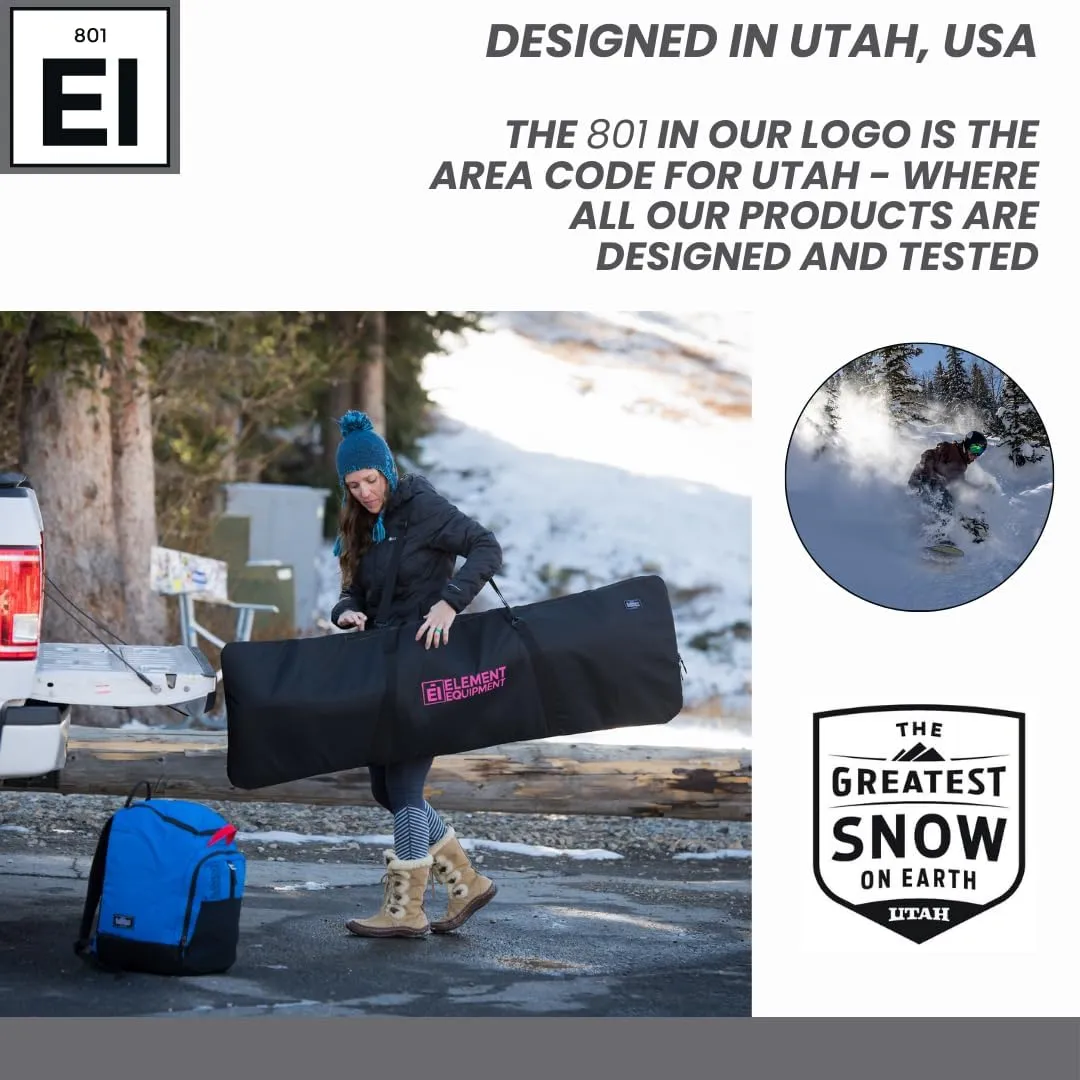 Element Equipment Padded Snowboard Bag Travel Snowboard Bag