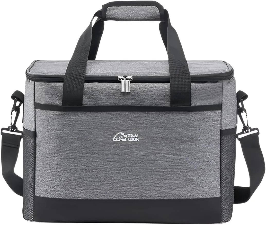 [Ellniges] Portable 23L Cooler Bag with High-Density Insulation - 12-24 Hour Cold Retention, Waterproof & Collapsible for Camping, Picnics, Grocery Shopping & Outdoor Activities