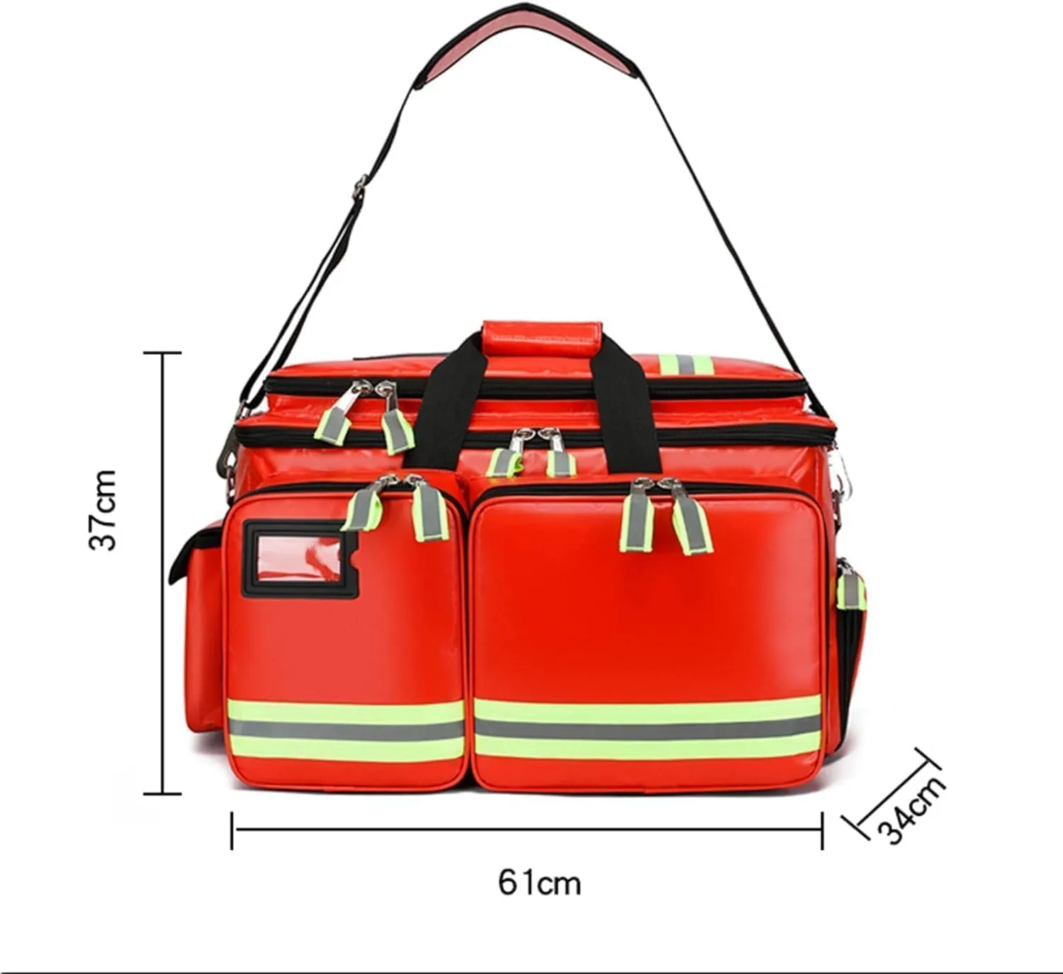 Empty First Aid Kit, Waterproof Compact Emergency Response Trauma Bag for Home, Office, Car, Travel, Outdoor, Camping, Hiking, Boating(Blue)