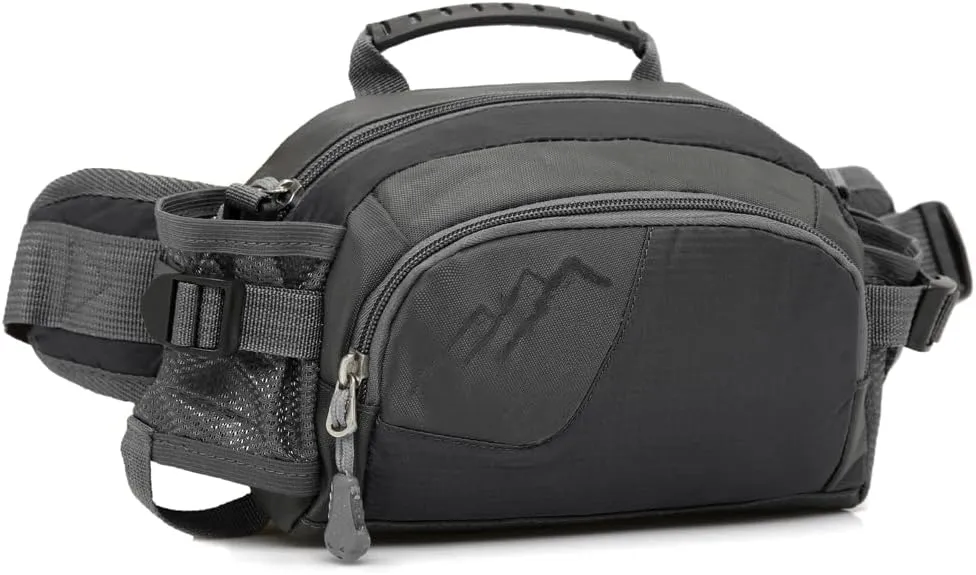 Entchin Fanny Pack for Women Men,Crossbody Belt Bag with 4-Zipper Pockets,Adjustable Waist Bag Pack,One of the Most Popular Travel Essential Gifts for Walking,Traveling,Cycling
