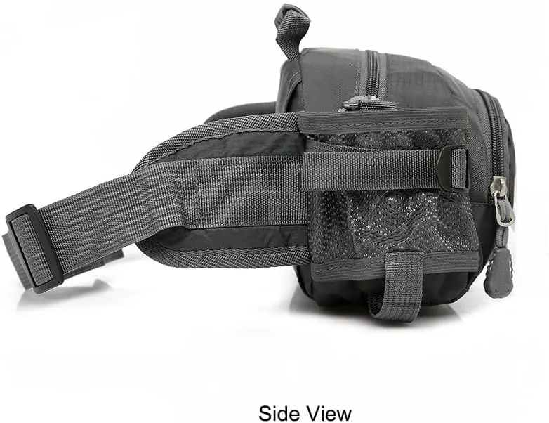 Entchin Fanny Pack for Women Men,Crossbody Belt Bag with 4-Zipper Pockets,Adjustable Waist Bag Pack,One of the Most Popular Travel Essential Gifts for Walking,Traveling,Cycling