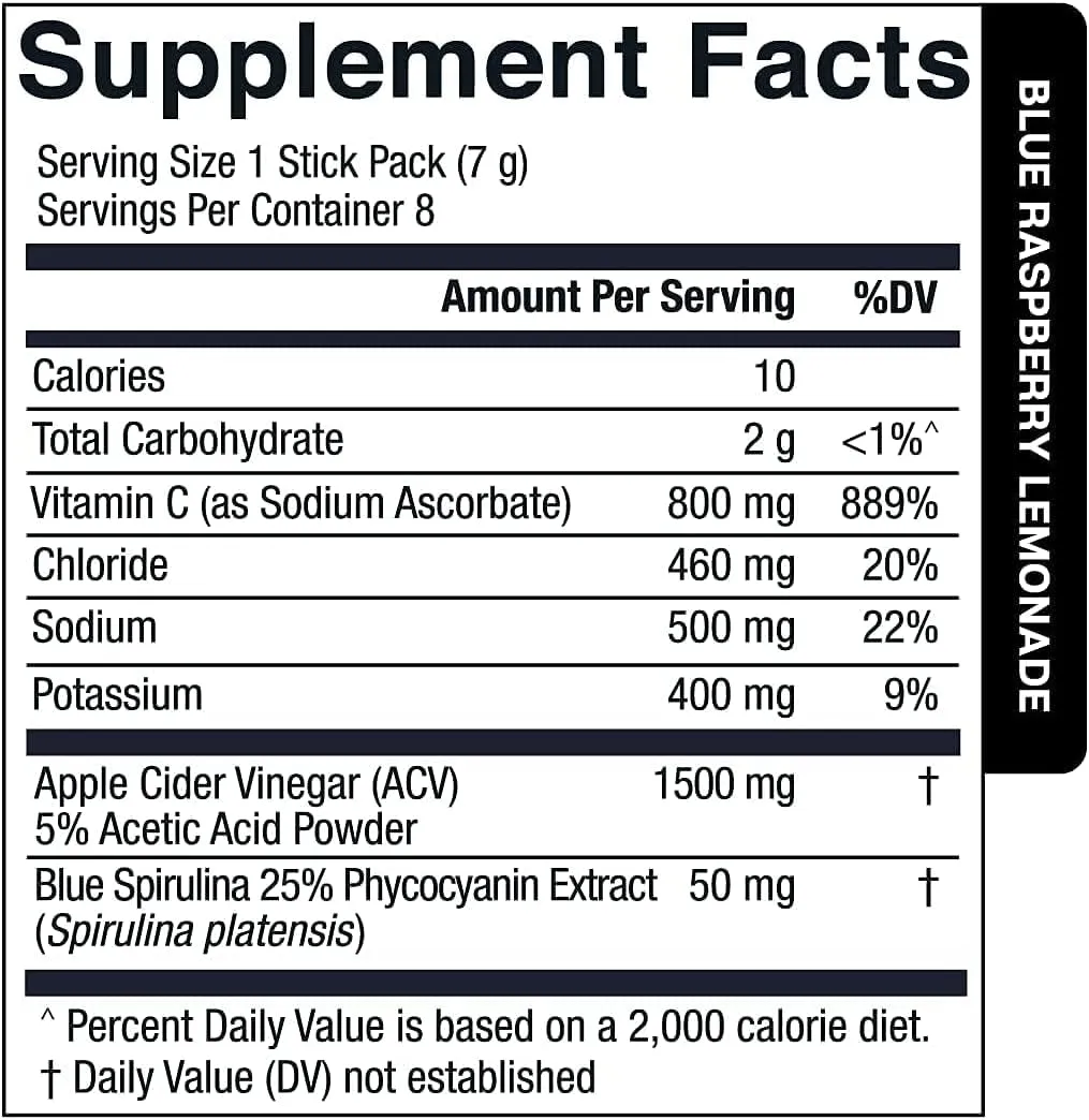 Essential Elements Hydration Packets - Variety Pack - Sugar Free Electrolytes Powder Packets - 15 Stick Packs of Electrolytes Powder No Sugar - Hydration Drink - with ACV & Vitamin C