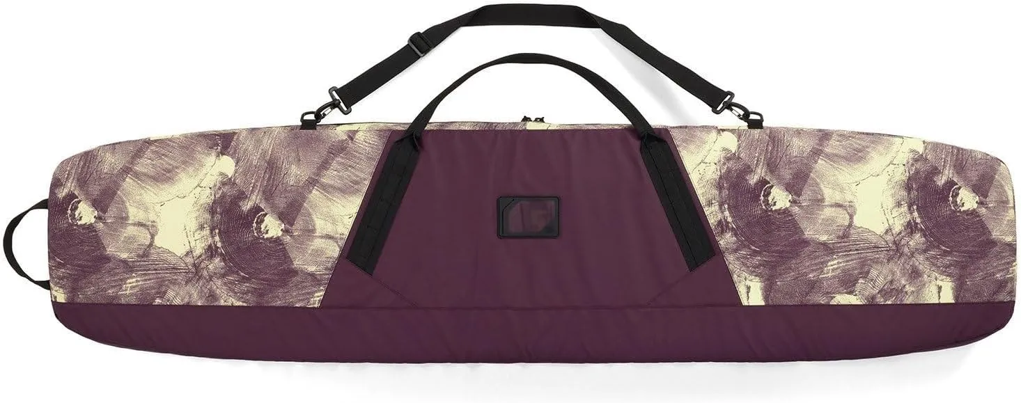 evo Padded Snowboard Bag - Recycled 600D PET Ripstop | Removable Shoulder Strap, ID Sleeve, Zippered Pocket | Fits 155cm Boards