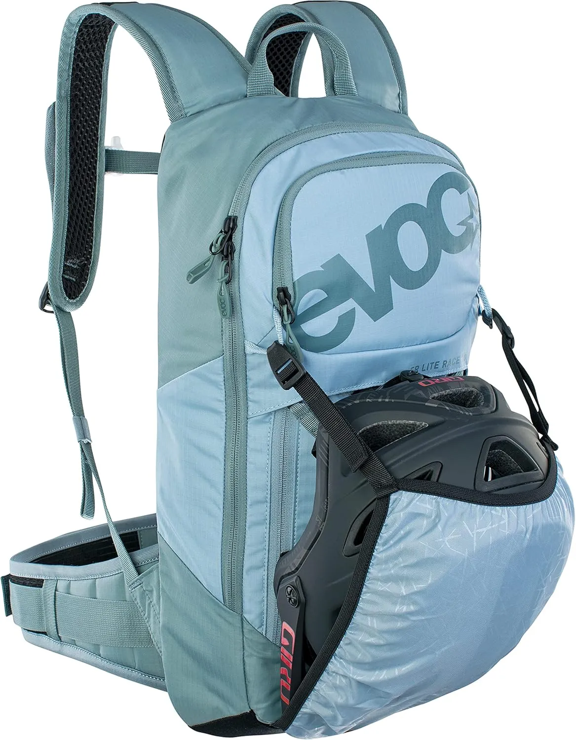 EVOC, FR Lite Race, Protector backpack, 10L, Steel/Copen Blue, S