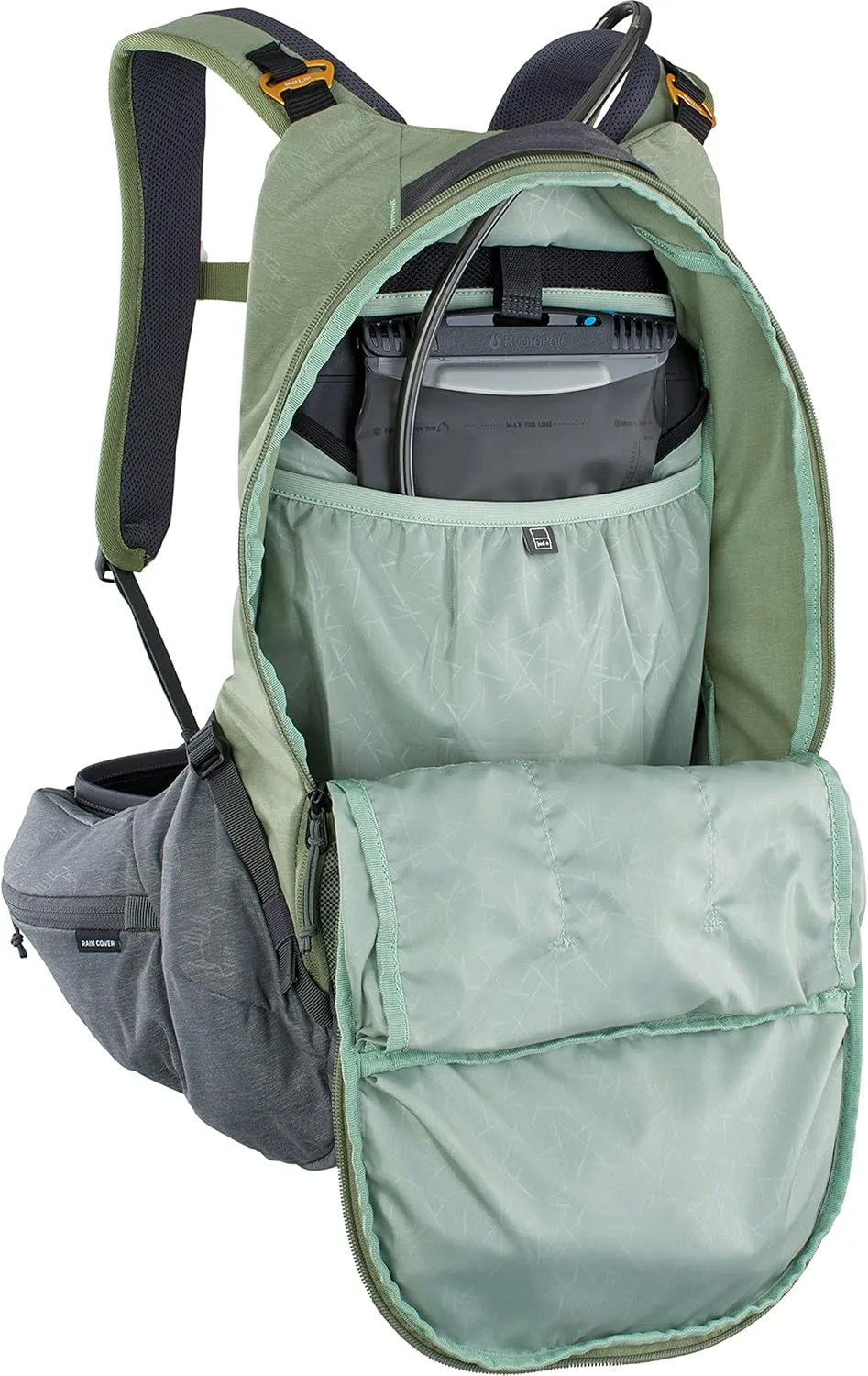 Evoc Rucksack Backpacks, Olive/Carbon Grey, Small-Medium